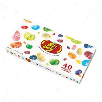 Jelly Beoly Gourmet Jelly Bean Gift Box, 40 Assorted Flavors