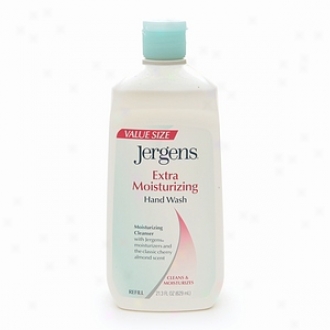 Jergens Naturals Extra Moisturizing Liquid Palm Stain, Refill Bonus Size