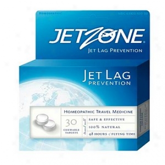 Jetzone Homeopathic Jet Lag Prevention, Chewable Tablets