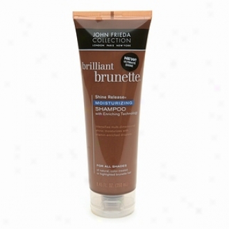 John Frieda Brilliant Brunette Shine Release Moisturizing Shampoo For All Shades