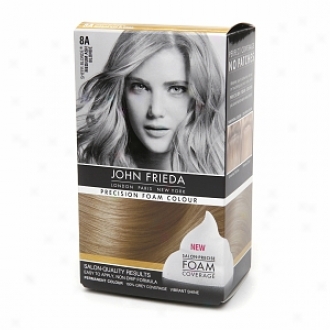 John Frieda Exactness Foam Color Precision Foam Colour, 8a Sheer Blonde Medium Ash Blonde