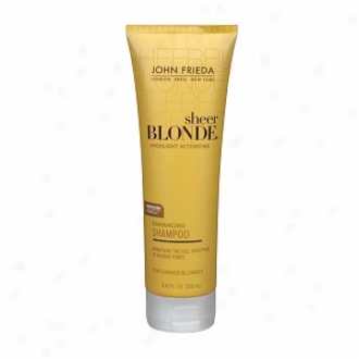 John Frieda Sheer Blonde Highlight Activating Enhancing Shampoo, For Darker Bondes