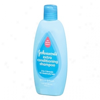 Johnson's Baby No More Tangles Shampoo 2-in-1 Formula For Thick/curly Hair