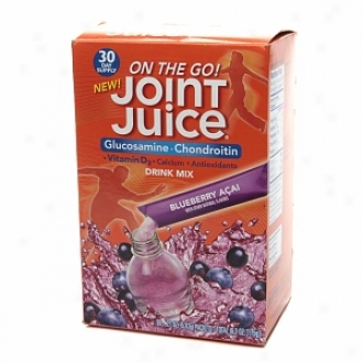 Joint Fluid part On The Go!, Gllucosamine + Chondroitin, Packets, Blueberry Acai