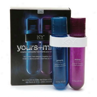 K-y Yours+mine Couples Lubricants 3 Fl Oz