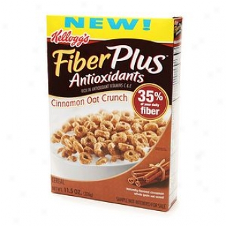 Kellogg's Fiber Plus Antioxidants Cereal, Cinnamon Oat Crunch