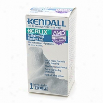 Kendall Kerlix Antimicrobial 4.5  X 4.1yds Bandage Roll