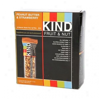 Kind Fruit + Nut Nutrition Bars, Peanut Butter & Strawberry