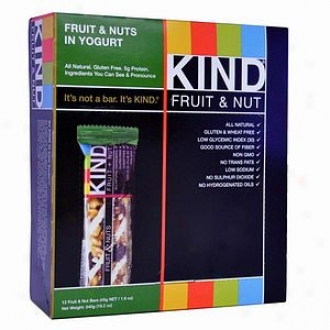 Kind Fruit + Nut Nutrition Bars, Yogurt Fruit & Nut