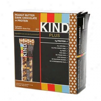 Kind Plus Nutrition Bars, Peanut Butter Dark Chocolate + Protein