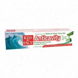 Kiss My Face Aloe Vera Anticavity Toothpaste Gel, Cool Coin Freshness