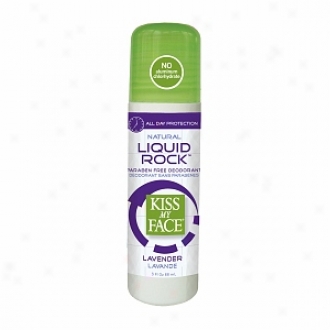 Kiss My Face Liquid Rock Deodorant Roll-on, Lavender