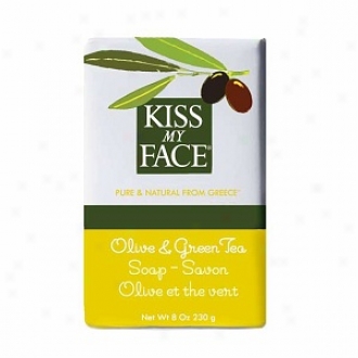 Kiss My Face Olive Oil Bar Soap, Olive & Green Tea