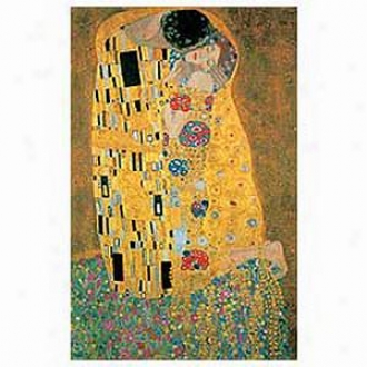 Klimt The Kiss Metallic 1000 Piece Jigsaw Puzzle Ages 12+