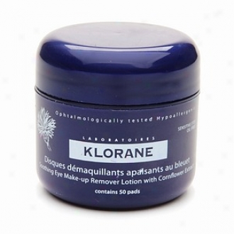 Klorane Soothing Eye Make-up Remover Lotion With Cornflower Edtract