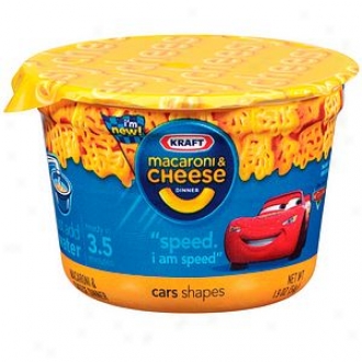 Kraft Macaroni & Cheese Dinmer (10 Single Serve Cups), Disney/pixar Cars Shapes