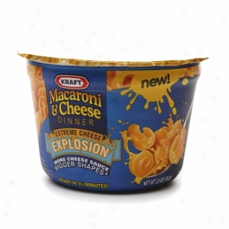 Kraft Macaroni & Cheese Dinner (10 Single Serve Cups), Extreme Cheese Explosion