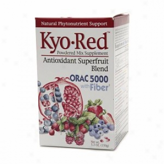 Kyokic Kyo-red Antioxidant Superfruit Blend Orac 5000 With Fiber, Powder Mix