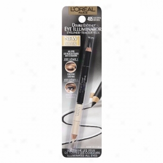 L'oreal Double Expand Eye Illuminator Eye Liner, Blacck Crystal (all Eyes)