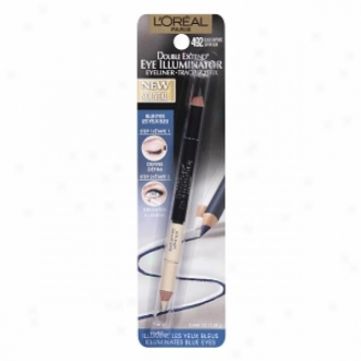 L'oreal Increase twofold Extend Eye Illuminator Eye Liner, Black Sappire (blue Eyes)