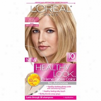 L'oreal Healthy Look Creme Gloss Color, Blonde White Chocolate 8 1/2