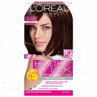L'oreal Healthy Look Creme Gloss Tinge, Cool Chestnut Brown Iced Chocolate 4ar