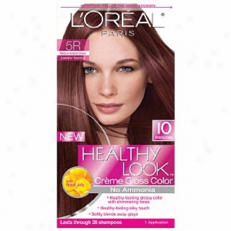 L'oreal Healthy Look Creme Gloss Color, Medium Reddish BrownC herry Truffle 5r