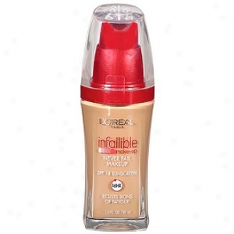 L'oreal Infallible Advanced Never Fail Makeup Spf 20, Sun Beige 615