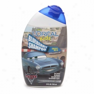 L'oreal Kids Cars 2 Extra Gentle 2-in-1 Shampoo, Blueberry (finn Mcmissile)