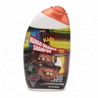 L'oreal Kids Cars 2 Extra Gentle 2-in-1 Shampoo, Mango Orange (mater)