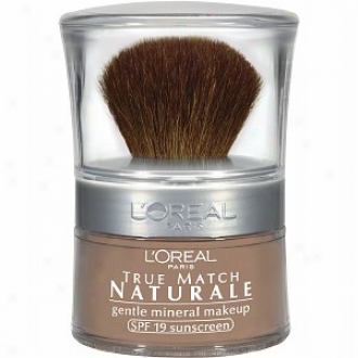 L'oreal True Match Naturale Gentle Mineral Makeup Spf 19 Sunscreen, Soft Sable