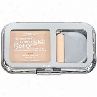 L'oreal True Match Roller Perfecting Roll On Makeup Spf 25, Soft Ivory/classic Ivory N1-2