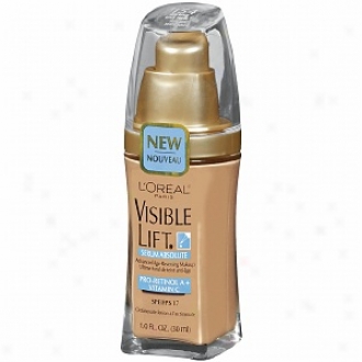 L'oreal Visible Rise Serum Absolute Advanced Age-reversing Mameup Spf 17, Sun Beige