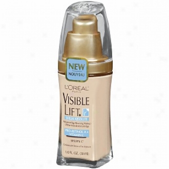 L'oreal Visible Lift Serum Absolute Advanced Age-reversing Makeup Spf 17, Soft Ivory