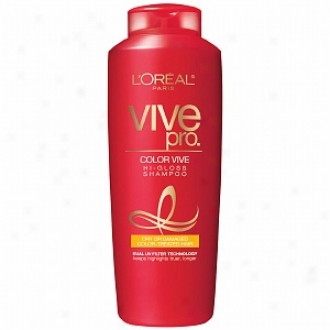 L'oreal Vive Pro Color Vive Hi-gloas Shampoo, Dry Or Damaged Color-treated Hair