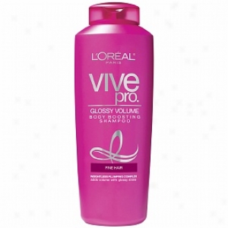 L'oreal Vive Pro Glossy Volume Body Boosting Shampoo, Fine Hair