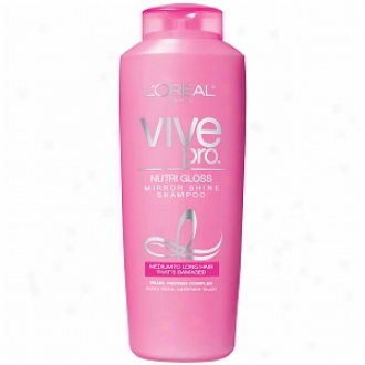 L'oreal Vive Pro Nutri Gloss Shampoo, For Medium To Long, That's Damaged Hair