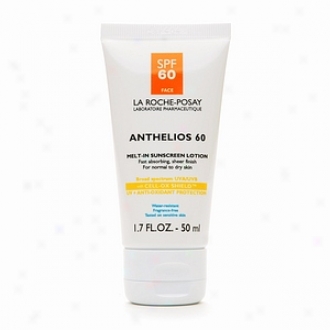 La Roche-posay Anthelios 60 Melt In Sunscreen Lotion, Spf 60, Normal To Dry Skin