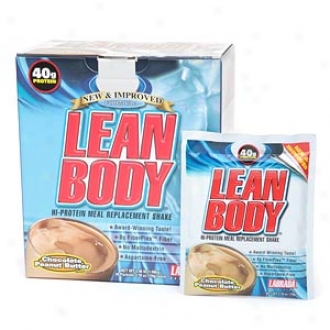 Labrada Nutrition eLan Body Hi-protein Meal Replacement Shake Packets, Chocolate Peanut Butter