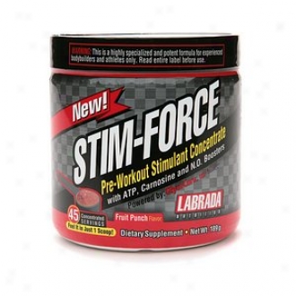 Labrada Nutrition Stim-force Pre-workout Stimulant Condense, Fruit Punch