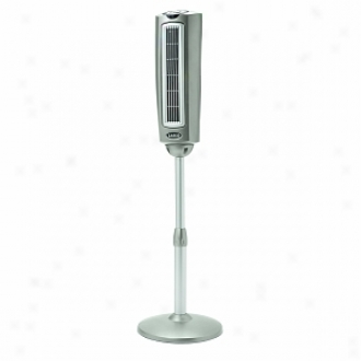 Lasko 2535 52   Space-saving Oscillating Pedestal Fan W Remote Control, 3-speed