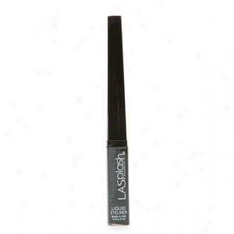 Lasplash Cosmetics Liquid Eyeliner, Onyx (black With Multi-glitter)