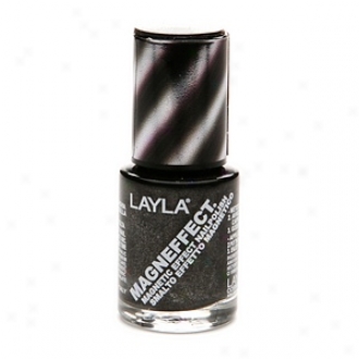 Layla Magneffect Magnetic Effect Claw Polizh, Black Metal