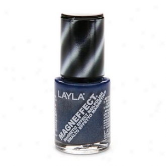 Layla Magneffect Magnetic Effect Nail Polish, Blue Grey Flow