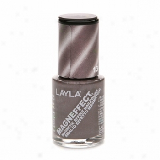 Layla Magneffect Magnetic Effect Nail Burnish, Chic Brown
