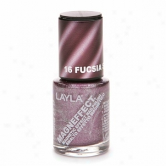 Layla Magneffect Magnetic Effect Nail Polish, Fuscia Sky