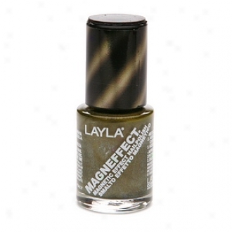 Layla Magneffect Magnetic Effect Nail Polish, Golden Lump