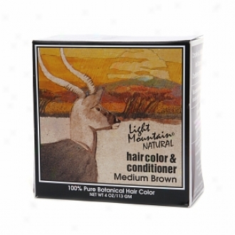 Light Mountain Natural aHir Color & Conditioning Program, Brown