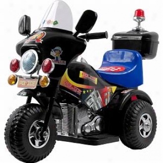 Lil' Rider Deputy Battery Operated 3 Wheel Bike Black Ages 2-5