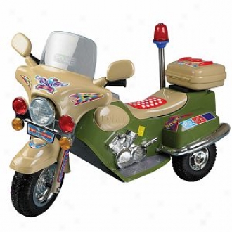 Lil' Rider Police Cruiser Battery Operated Green Machine Ages 3-7